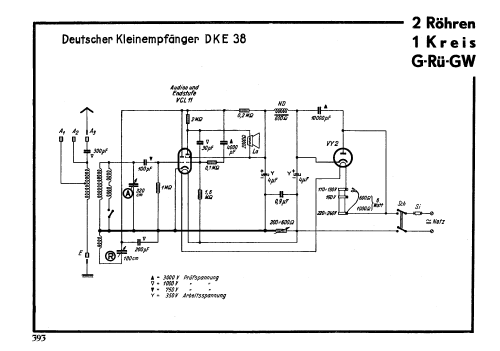 Deutscher Kleinempfänger 1938 DKE38; Grassmann, Peter, (ID = 3053759) Radio