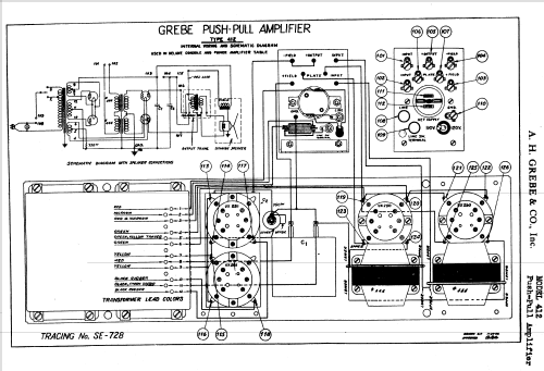PushpullAmpl. 412; Grebe, A.H. & Co.; (ID = 231569) Radio