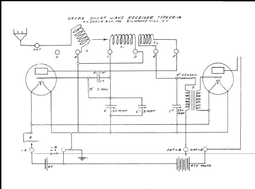 Short Wave CR18; Grebe, A.H. & Co.; (ID = 244268) Amateur-R