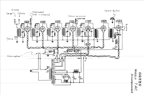 Synchrophase AC7; Grebe, A.H. & Co.; (ID = 1519858) Radio