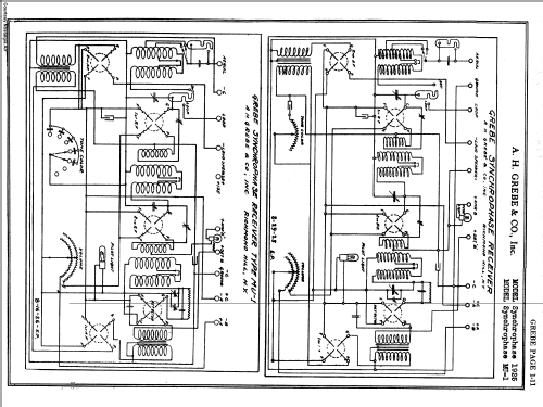 Synchrophase MU1 with chain; Grebe, A.H. & Co.; (ID = 380988) Radio