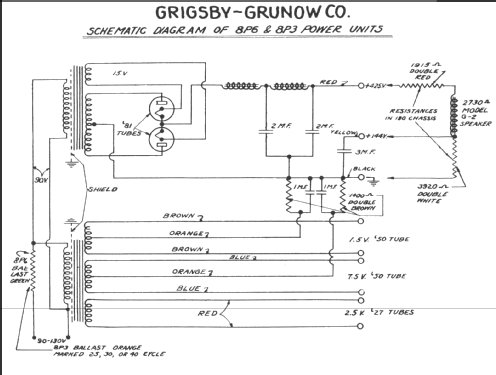 Majestic Power Pack 8P6; Grigsby-Grunow - (ID = 244719) Power-S