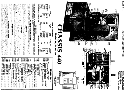 Majestic Duo Chief 44 Ch= 440; Grigsby-Grunow - (ID = 670089) Radio