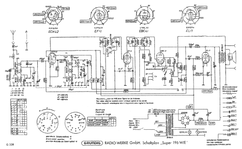 196W/E-l; Grundig Radio- (ID = 2463060) Radio