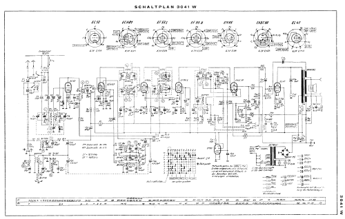 3041W; Grundig Radio- (ID = 100217) Radio