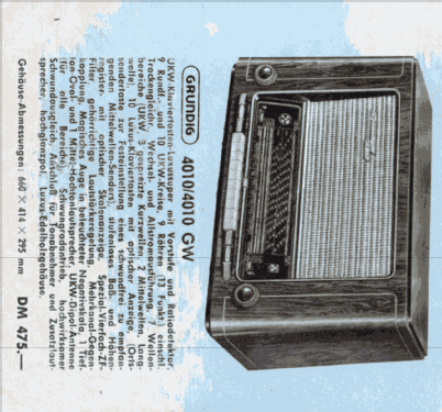 4010GW; Grundig Radio- (ID = 2078523) Radio