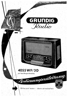 4055WF/3D; Grundig Radio- (ID = 2701097) Radio