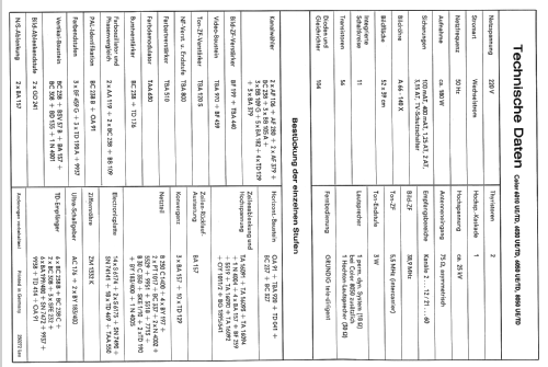 6050 UE/TD; Grundig Radio- (ID = 2257323) Television