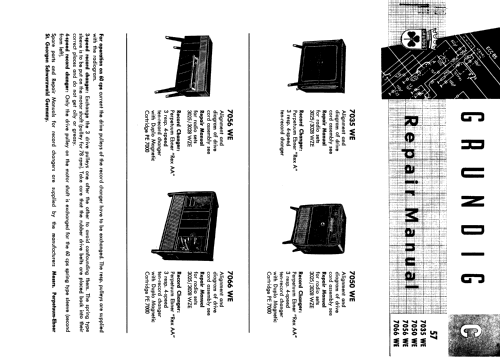 7066WE; Grundig Radio- (ID = 603695) Radio