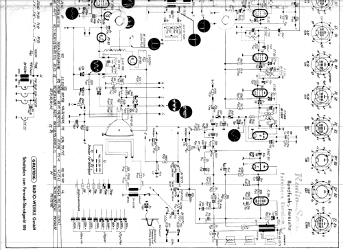 Fernseh-Standgerät 810; Grundig Radio- (ID = 2640389) Television