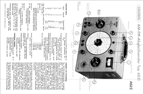 AM-FM-Abgleichsender AS2; Grundig Radio- (ID = 285922) Equipment