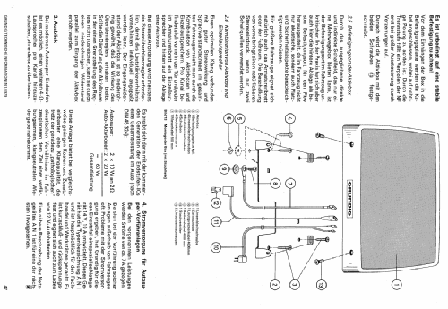 Auto-Aktiv-Box L/U 200 Hi Fi; Grundig Radio- (ID = 2063208) Parlante