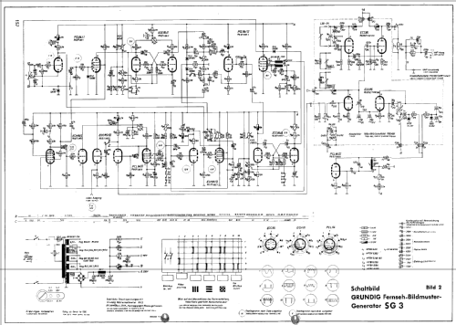 Bildmustergenerator SG3; Grundig Radio- (ID = 475437) Equipment