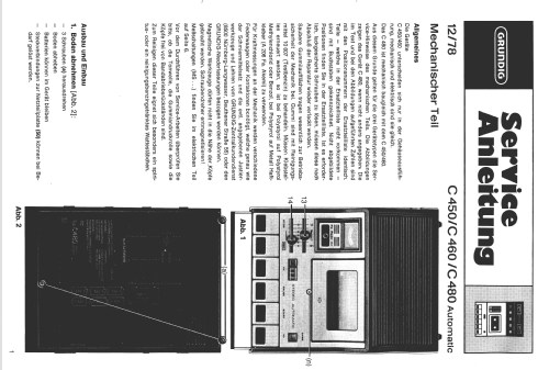C480 Stereo; Grundig Radio- (ID = 294828) Ton-Bild