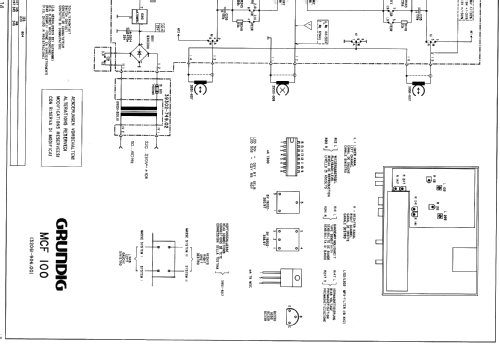 Cassetten Deck MCF 100; Grundig Radio- (ID = 499612) R-Player