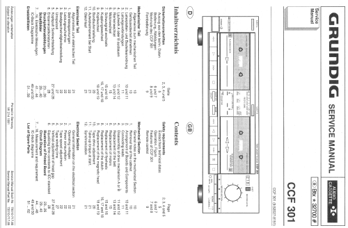 CCF 301; Grundig Radio- (ID = 1016880) Ampl/Mixer