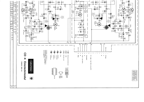 CD-4 Einsteckmodul; Grundig Radio- (ID = 757577) mod-past25