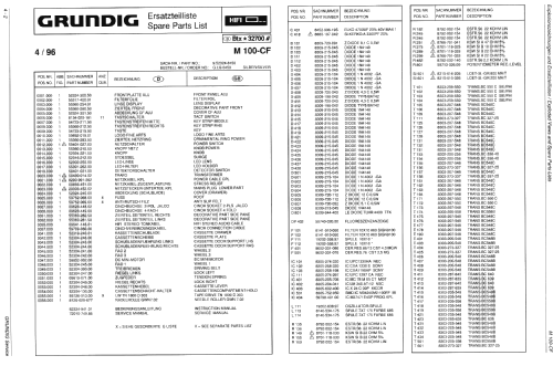 HiFi Cassettendeck Fine Arts M100-CF; Grundig Radio- (ID = 1371451) Sonido-V
