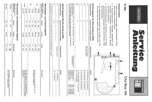 City-Boy 100; Grundig Radio- (ID = 160273) Radio