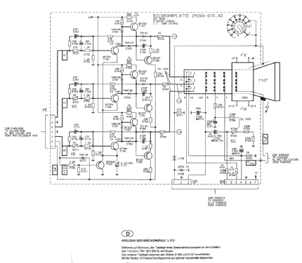 Color ST 70-455 text Ch=CUC 4635; Grundig Radio- (ID = 788408) Television