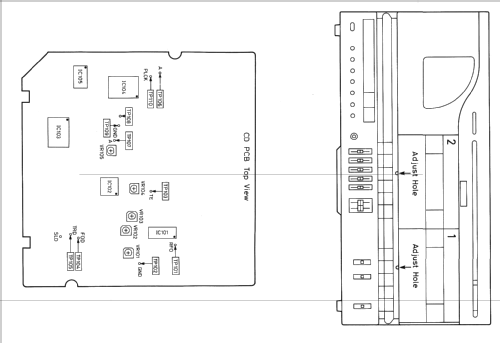 Compact Center CCD 300; Grundig Radio- (ID = 2225933) Radio