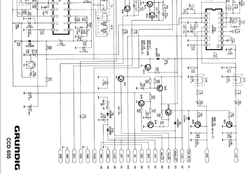 Compact Center CCD 650; Grundig Radio- (ID = 2244187) Radio