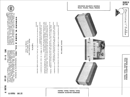 Majestic Einbaugerät TM60U; Grundig Radio- (ID = 1004574) R-Player