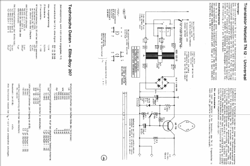 Elite-Boy 207; Grundig Radio- (ID = 176880) Radio