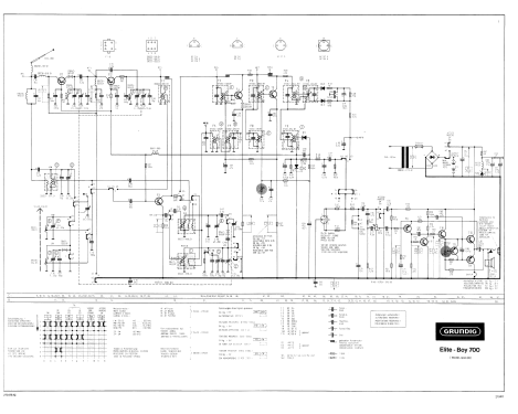 Elite-Boy 700; Grundig Radio- (ID = 75810) Radio