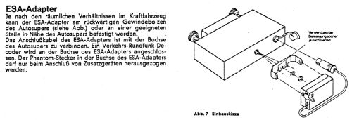 ESA-Adapter, Elektronische Stör-Austastung ; Grundig Radio- (ID = 2475749) Misc