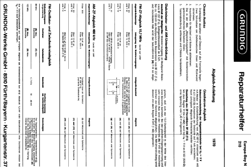 Europa-Boy N210; Grundig Radio- (ID = 350006) Radio