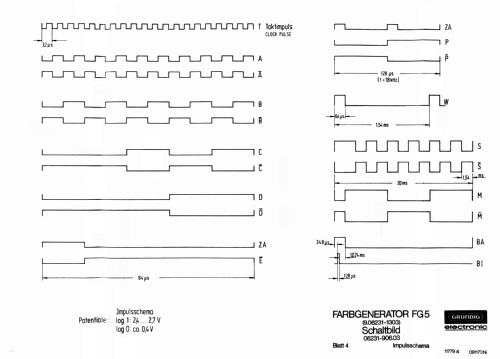 Farbgenerator FG5 6231-1101; Grundig Radio- (ID = 291747) Equipment