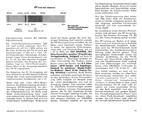 Fernauge FA40; Grundig Radio- (ID = 2609211) TV-studio