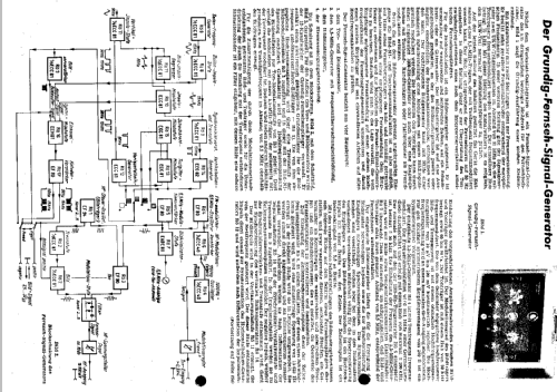 Fernseh-Signal-Generator 372; Grundig Radio- (ID = 109707) Equipment