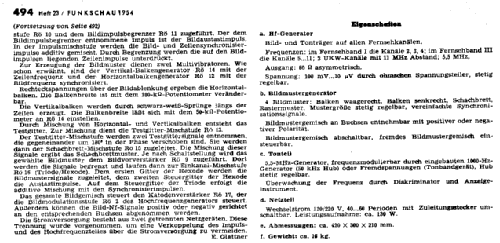 Fernseh-Signal-Generator 372; Grundig Radio- (ID = 109708) Equipment