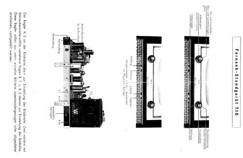 Fernseh-Standgerät 710 ; Grundig Radio- (ID = 658360) Television