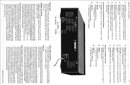Fine Arts Single Compact Cassette Front Loader CF-1; Grundig Radio- (ID = 1359616) Sonido-V