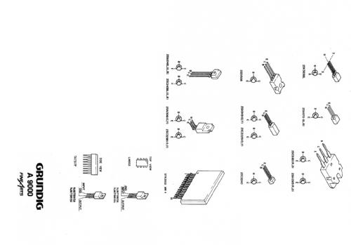 Fine Arts Stereo Amplifier A 9000; Grundig Radio- (ID = 1963693) Ampl/Mixer