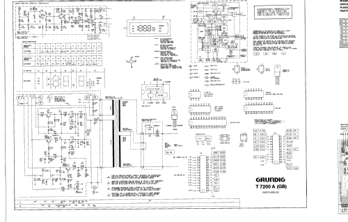 FM-AM Quartz Synthesizer Tuner T7200a; Grundig Radio- (ID = 1858235) Radio