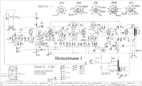 Heinzelmann 1; Grundig Radio- (ID = 1071092) Radio