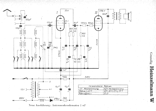 Heinzelmann W; Grundig Radio- (ID = 4626) Radio