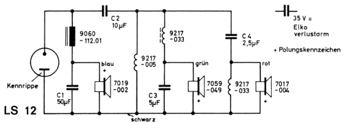 Hi-Fi Raumklangkombination LS12; Grundig Radio- (ID = 1764397) Speaker-P