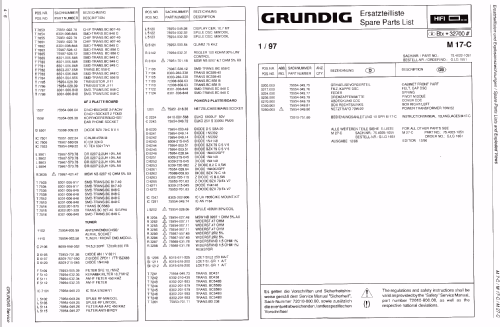 HiFi Kompaktanlage M27-C; Grundig Radio- (ID = 2204496) Radio