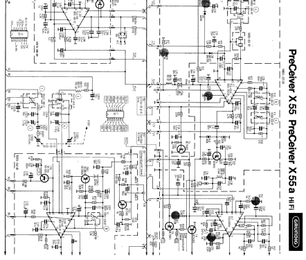 HiFi-PreCeiver X55 - X55a; Grundig Radio- (ID = 902188) Radio