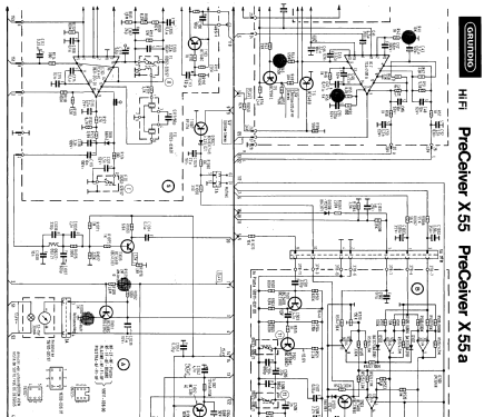 HiFi-PreCeiver X55 - X55a; Grundig Radio- (ID = 902189) Radio