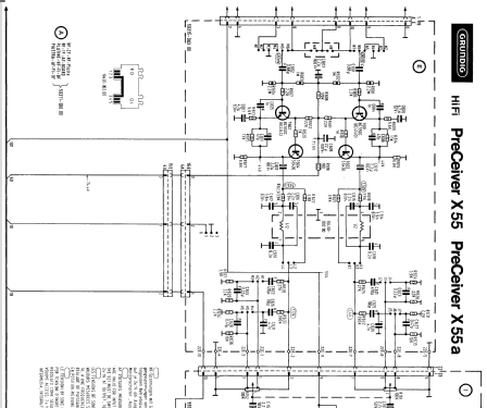 HiFi-PreCeiver X55 - X55a; Grundig Radio- (ID = 902197) Radio