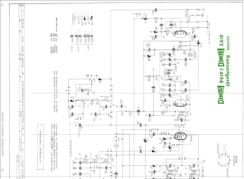 Konzertgerät 4192 Stereo; Grundig Radio- (ID = 1870335) Radio