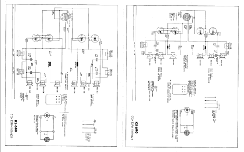 Stereo-Konzertschrank KS680 HiFi Ch= HF10L + NF10; Grundig Radio- (ID = 456958) Radio