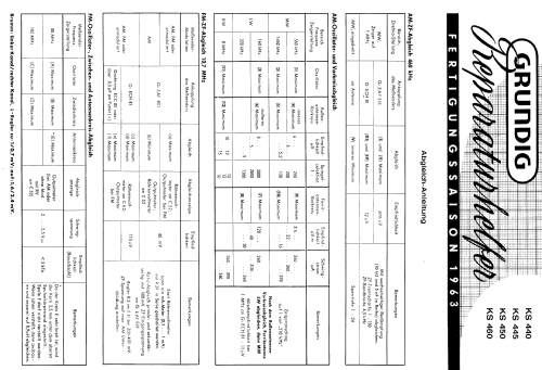 Stereo-Konzertschrank KS440 Ch= HF30; Grundig Radio- (ID = 102465) Radio