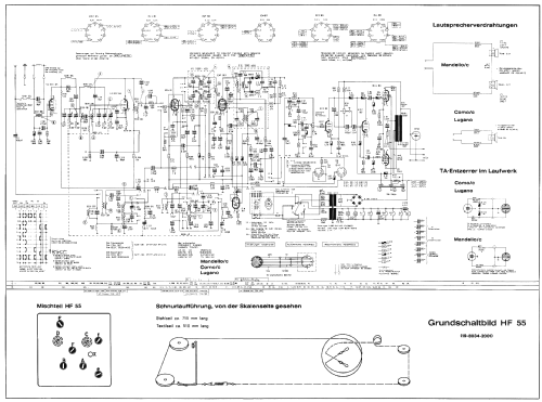 Lugano Ch= HF55; Grundig Radio- (ID = 216045) Radio